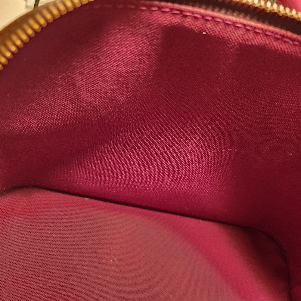 Louis Vuitton Monogram Canvas Bag - Brown and Purple Alma BB - Picture 11 of 12